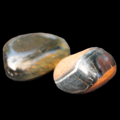 Blue Tigers Eye 2 stones 20g Rocks and Things Store
