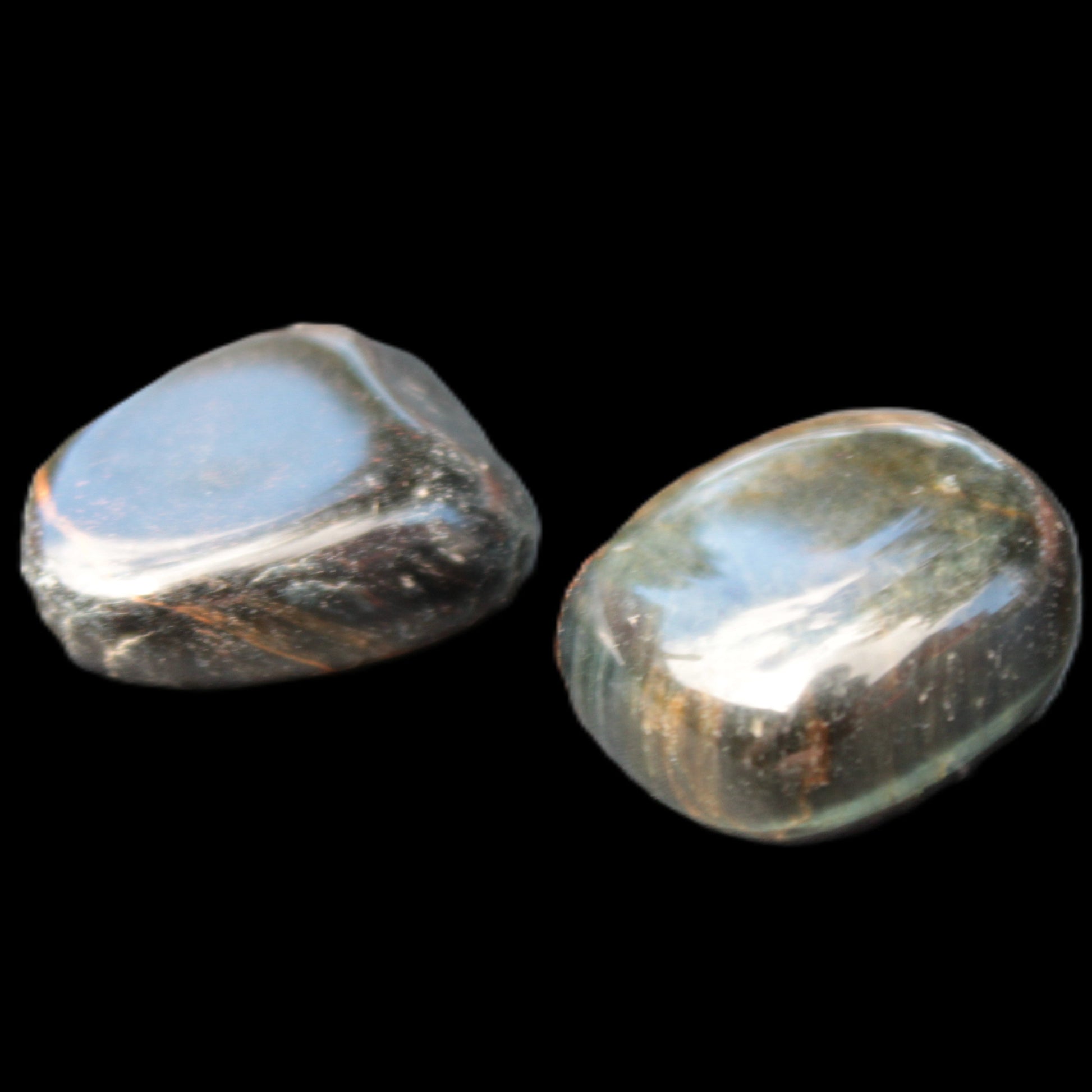 Blue Tigers Eye 2 stones 20g Rocks and Things Store