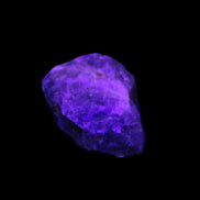 Golden Arusha Quartz raw crystal 14g in UV light - Rocks and Things Store