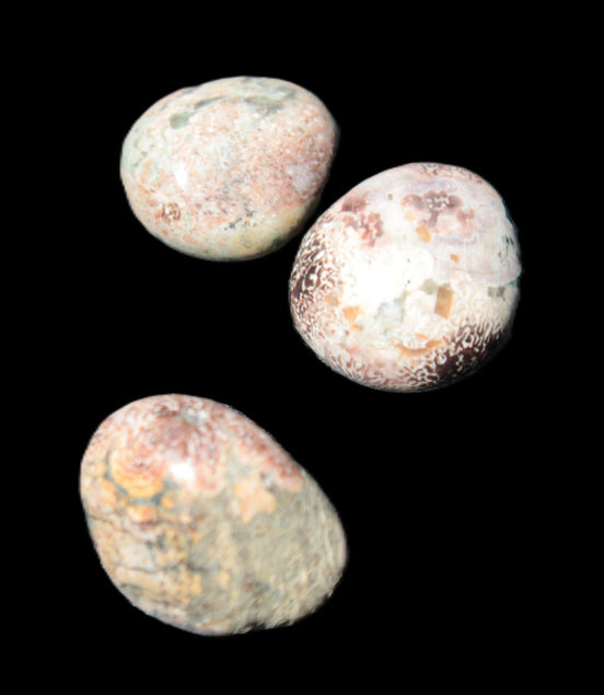 Teardrop Cherry Blossom Jasper 3 stones 12g Rocks and Things Store
