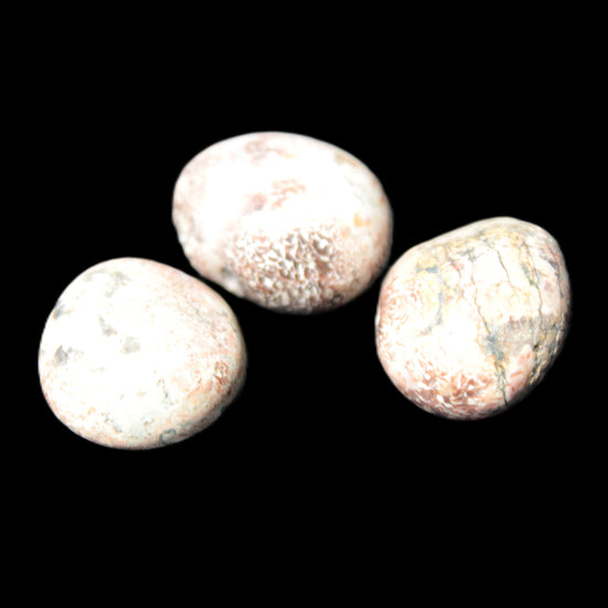 Teardrop Cherry Blossom Jasper 3 stones 12g in sunlight - Rocks and Things Store