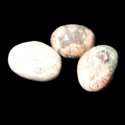 Teardrop Cherry Blossom Jasper 3 stones 12g Rocks and Things Store