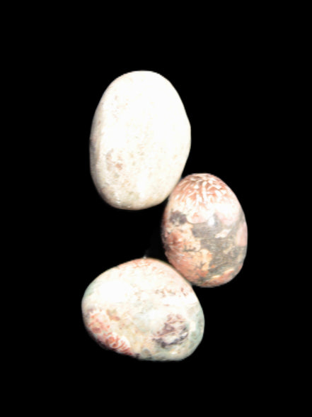 Teardrop Cherry Blossom Jasper 3 stones 12g Rocks and Things Store