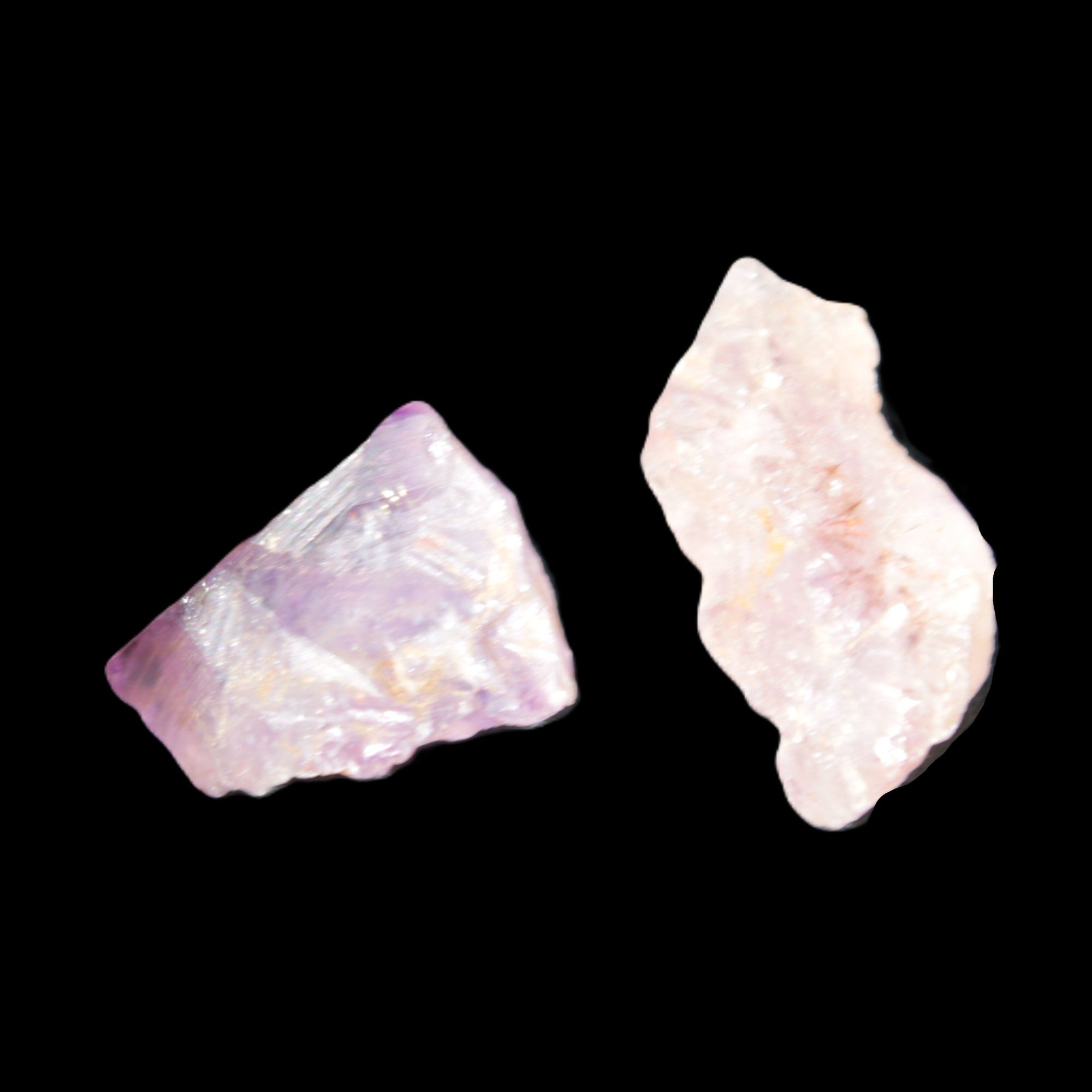 Super Seven Amethyst 2 crystals 10.0g in sunlight - Rocks and Things Store