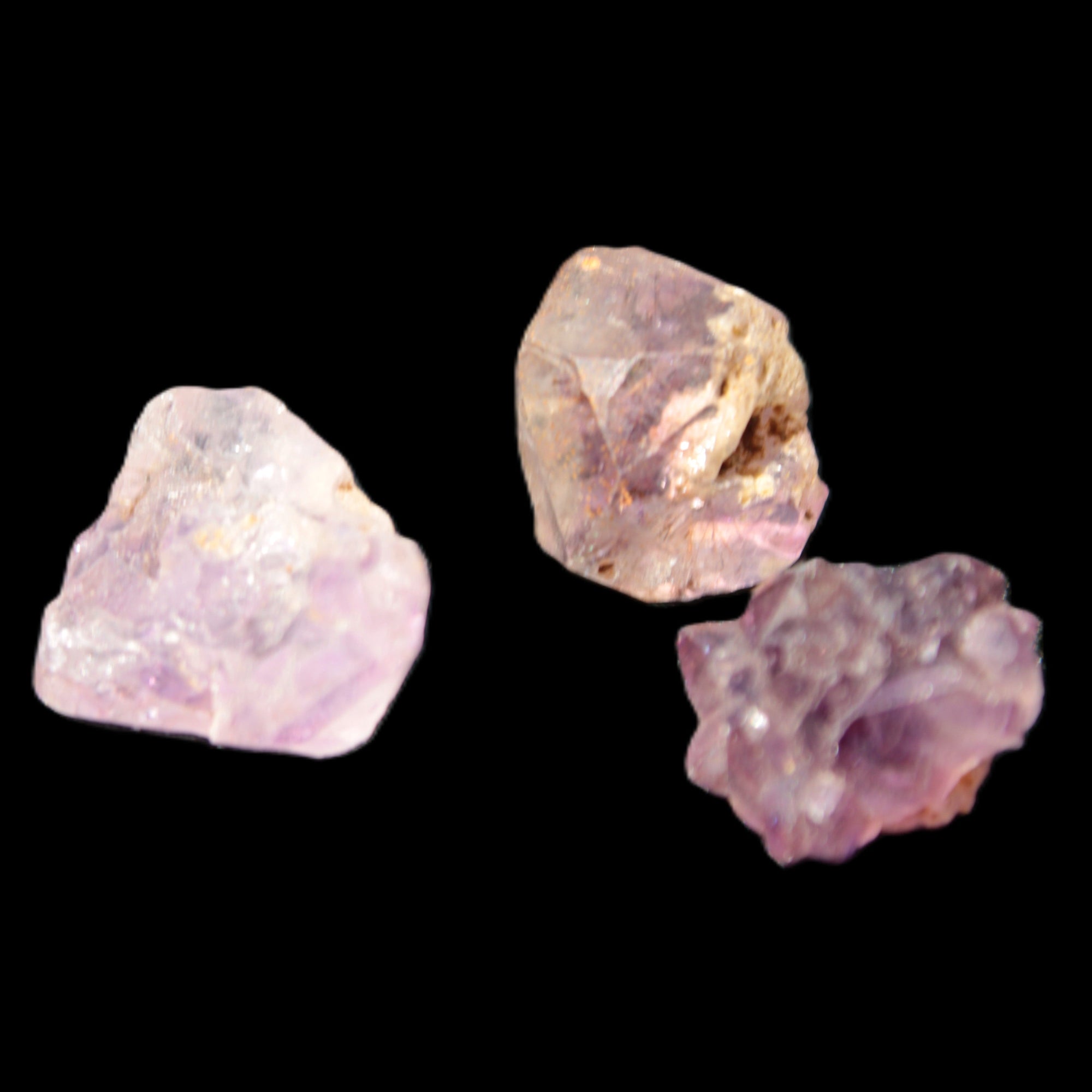 Super Seven Amethyst 3 crystals 10.5g in sunshine
