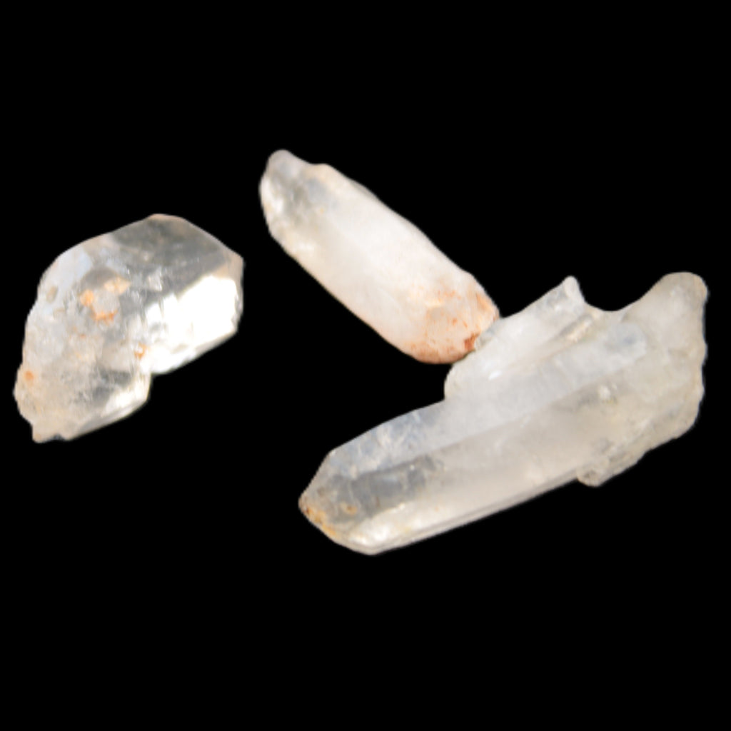 Three Fenster crystals with hydrocarbons/enhydros in sunshine 7.1g