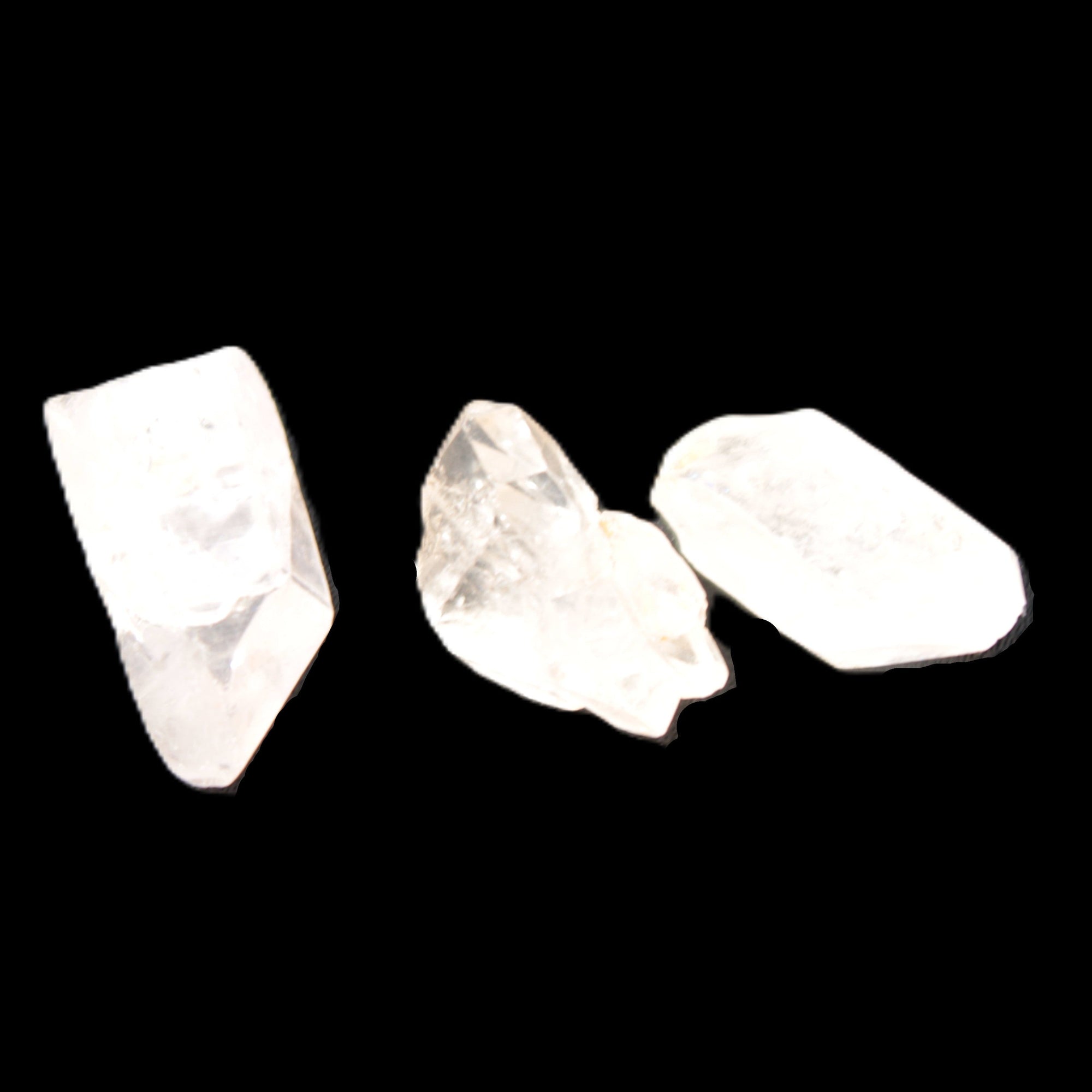 Three Fenster crystals with hydrocarbons, enhydros 7.2g in sunshine -  Rocks and Things Store