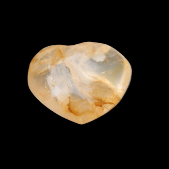 Golden Healer Quartz heart 32*30mm 19g in sunlight - Rocks and Things Store
