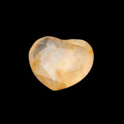 Golden Healer Quartz heart 32*30mm 19g Rocks and Things Store