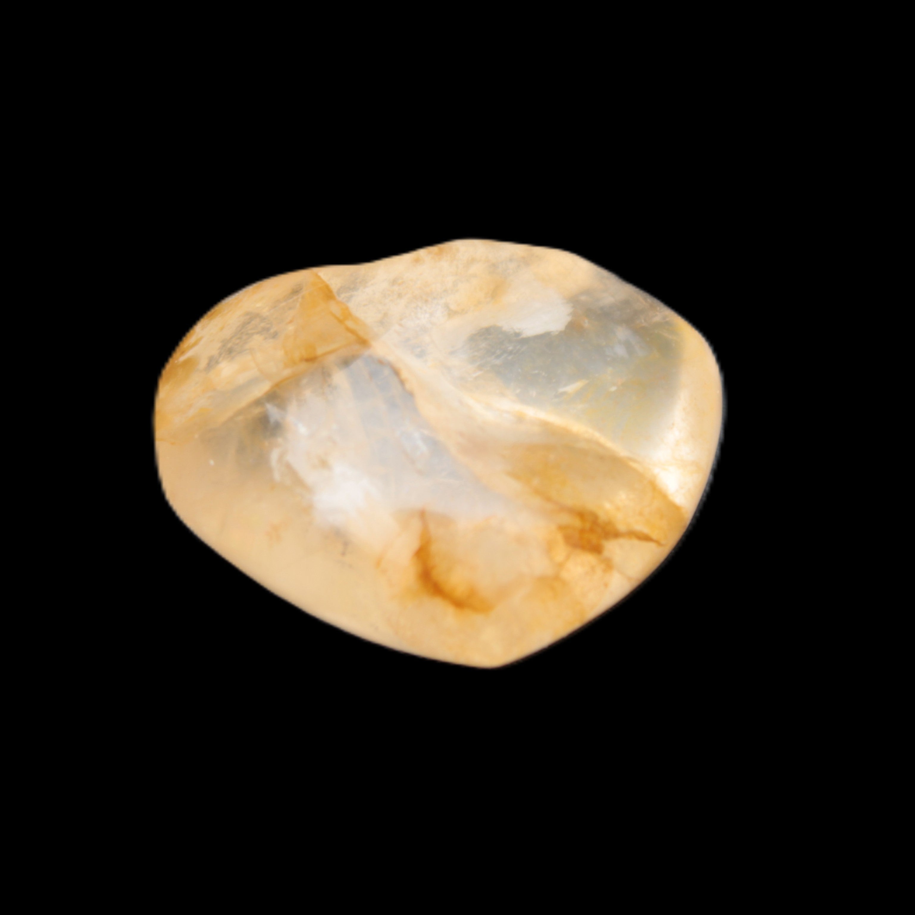 Golden Healer Quartz heart 32*30mm 19g Rocks and Things Store