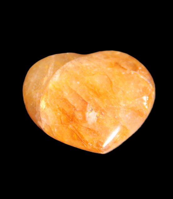 Golden Healer Quartz heart 40*35mm 30g