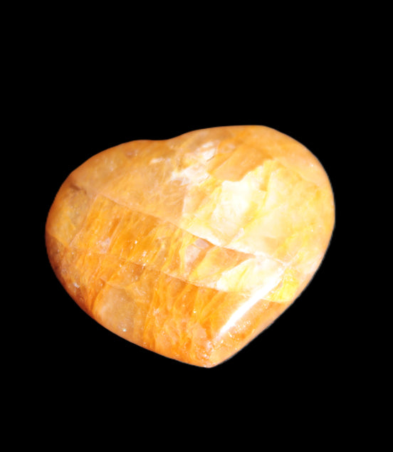 Golden Healer Quartz heart 40*35mm 30g