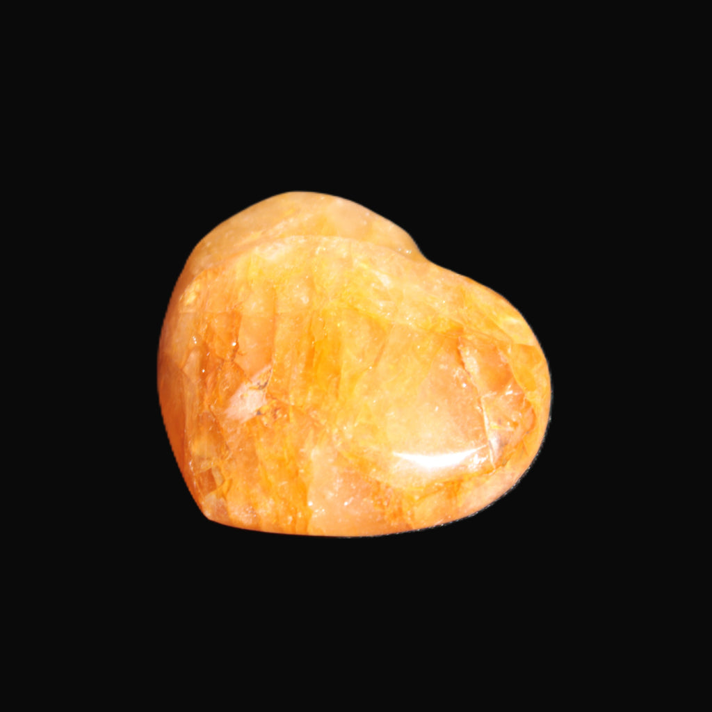 Golden Healer Quartz heart 40*35mm 30g