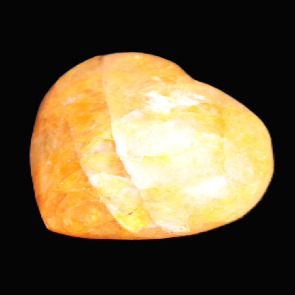 Golden Healer Quartz heart 40*35mm 30g