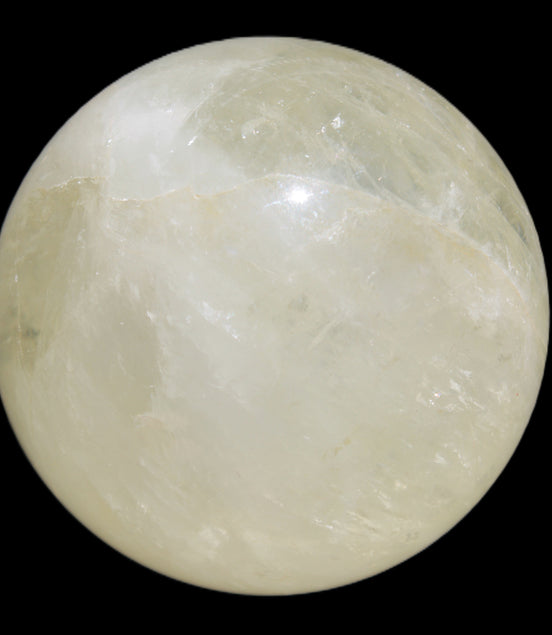 Citrine sphere 66mm 400g in bright sunshine - Rocks and Things Store
