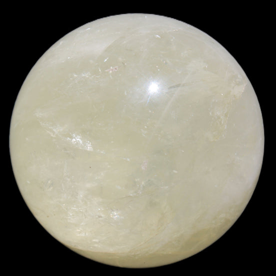 Citrine sphere 66mm 400g in bright sunshine - Rocks and Things Store