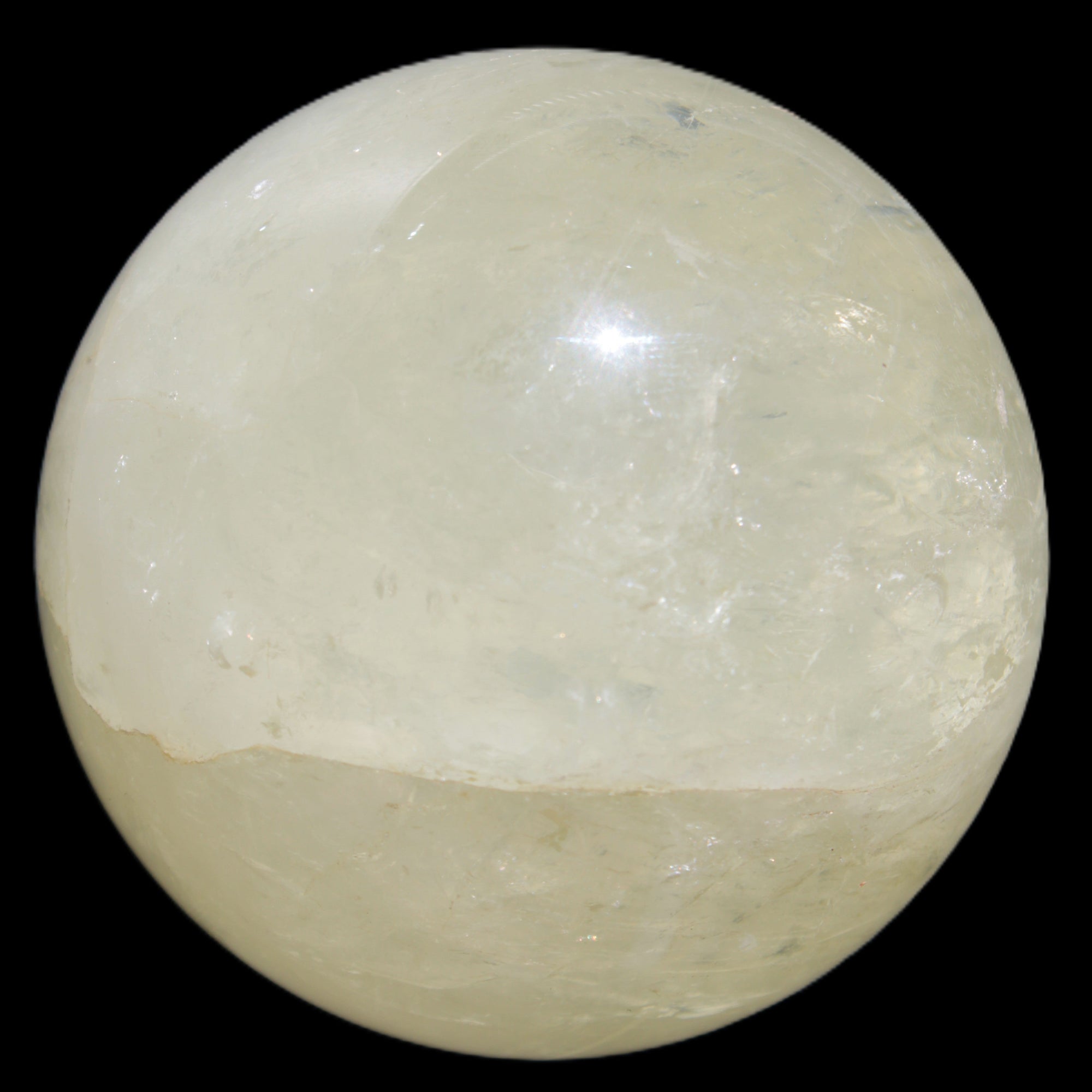 Citrine sphere 66mm 400g in bright sunshine - Rocks and Things Store