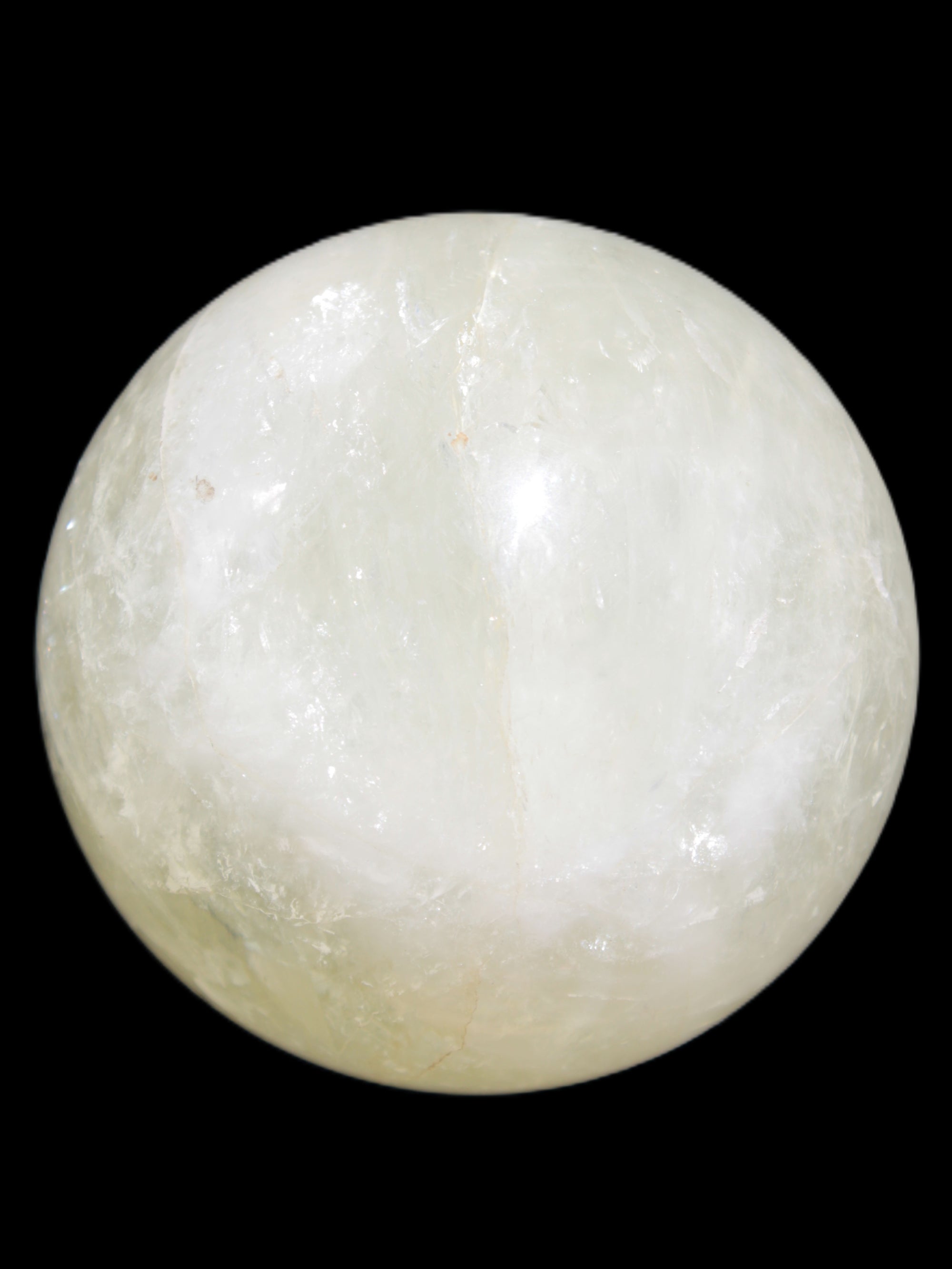 Citrine sphere 66mm 400g in bright sunshine