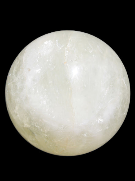 Citrine sphere 66mm 400g in bright sunshine