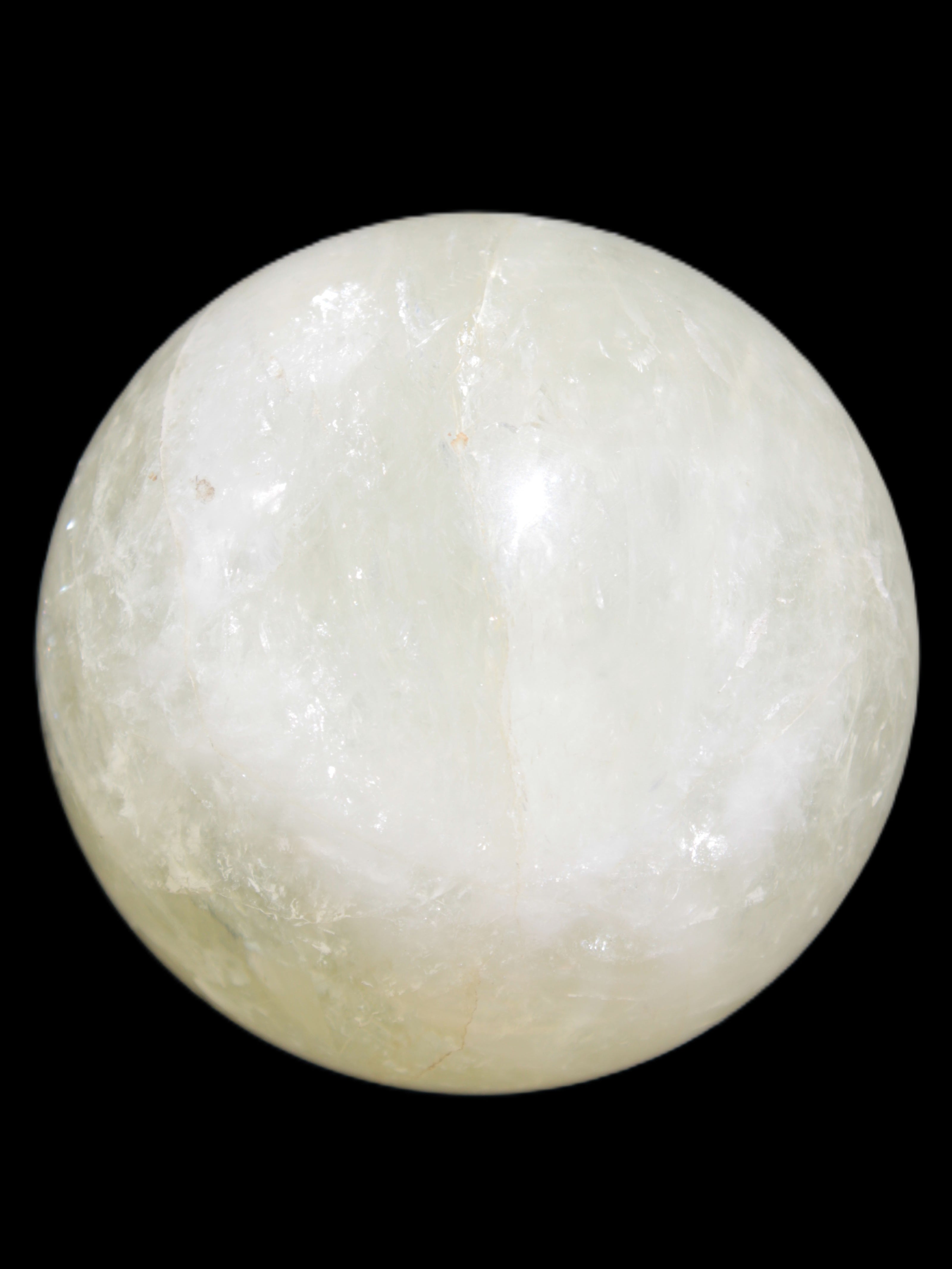 Citrine sphere 66mm 400g in bright sunshine