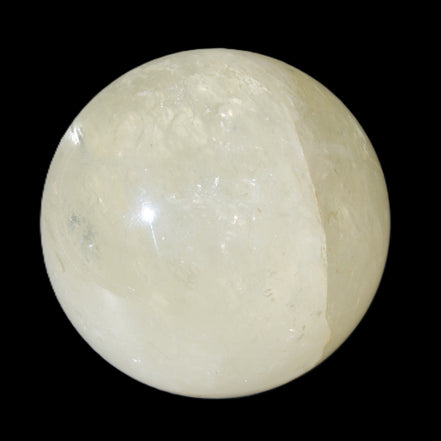 Citrine sphere 66mm 400g in bright sunshine