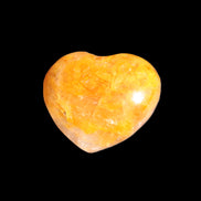 Golden Healer Quartz puffy heart 37*32mm 30g Rocks and Things Store