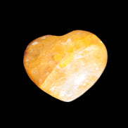 Golden Healer Quartz puffy heart 37*32mm 30g Rocks and Things Store