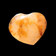 Golden Healer Quartz heart 34*30mm 20g Rocks and Things Store