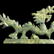 Green Jade dragon 200*28*118mm 670g in sunlight - Rocks and Things Store