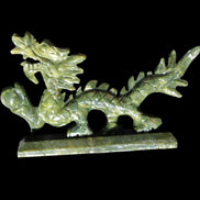 Green Jade dragon 200*28*118mm 670g in sunlight - Rocks and Things Store