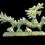Green Jade dragon 200*28*118mm 670g in sunlight - Rocks and Things Store