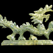 Green Jade dragon 200*28*118mm 670g Rocks and Things Store
