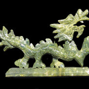 Green Jade dragon 200*28*118mm 670g in sunlight - Rocks and Things Store