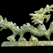 Green Jade dragon 200*28*118mm 670g in sunlight - Rocks and Things Store