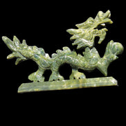 Green Jade dragon 200*28*118mm 670g in sunlight - Rocks and Things Store