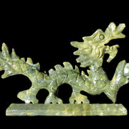 Green Jade dragon 200*28*118mm 670g in sunlight - Rocks and Things Store