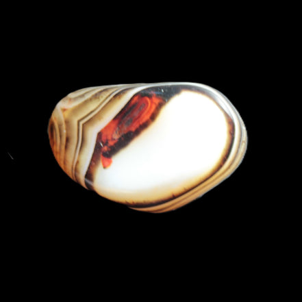 Crazy Lace Sardonyx Agate from Madagascar 34*20*18mm 18.4g Rocks and Things Store