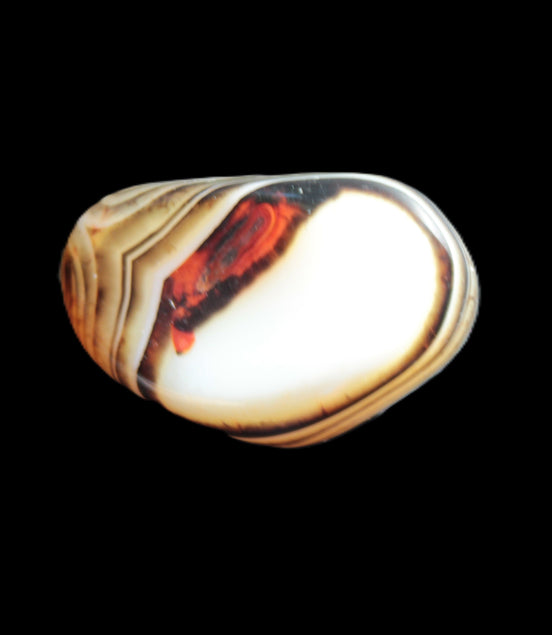 Crazy Lace Sardonyx Agate from Madagascar 34*20*18mm 18.4g Rocks and Things Store