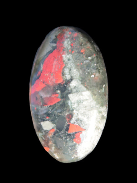 African Bloodstone palmstone 53*34mm 50g Rocks and Things Store