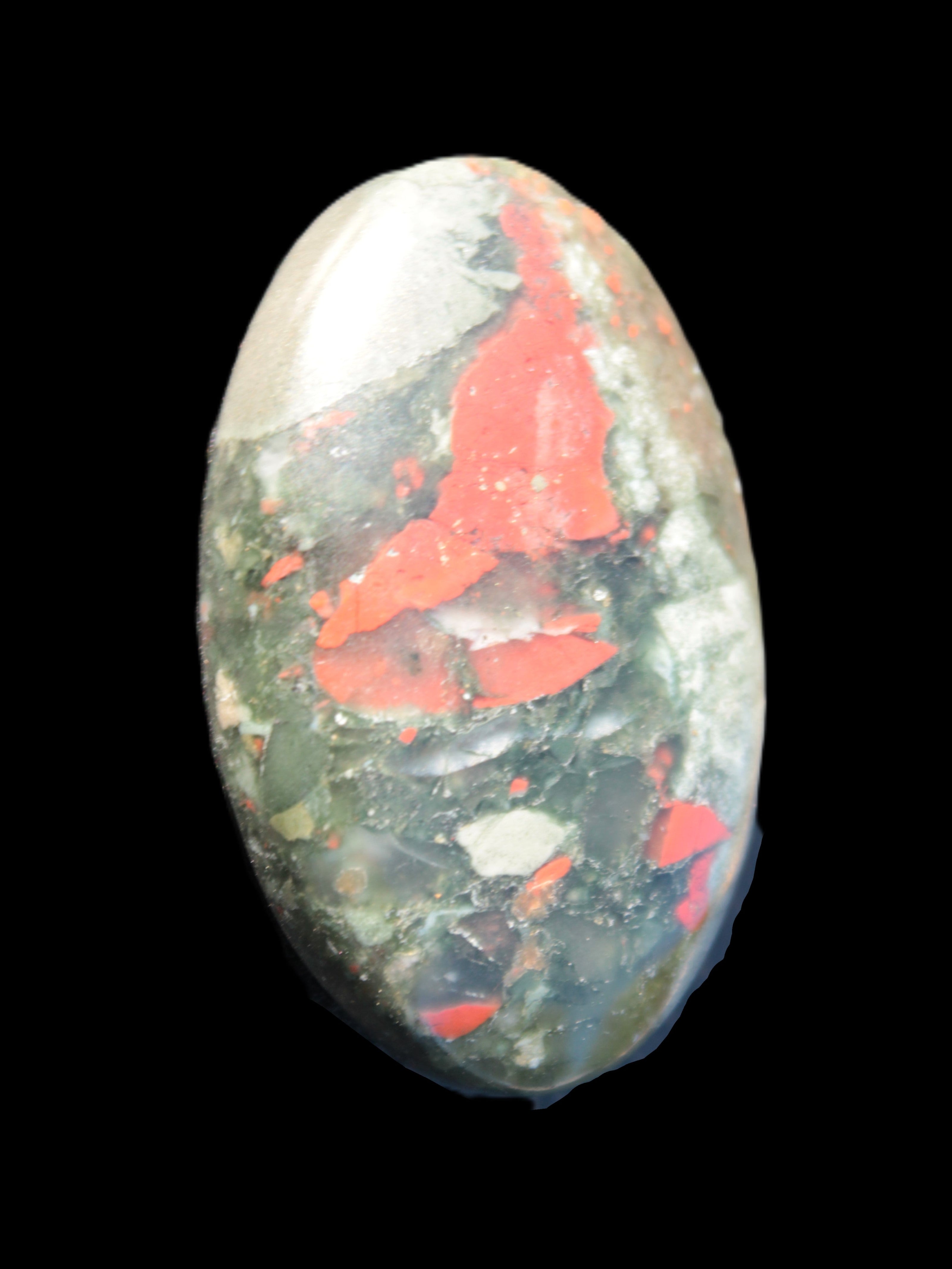 African Bloodstone palmstone 53*34mm 50g Rocks and Things Store