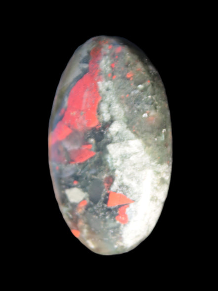 African Bloodstone palmstone 53*34mm 50g Rocks and Things Store