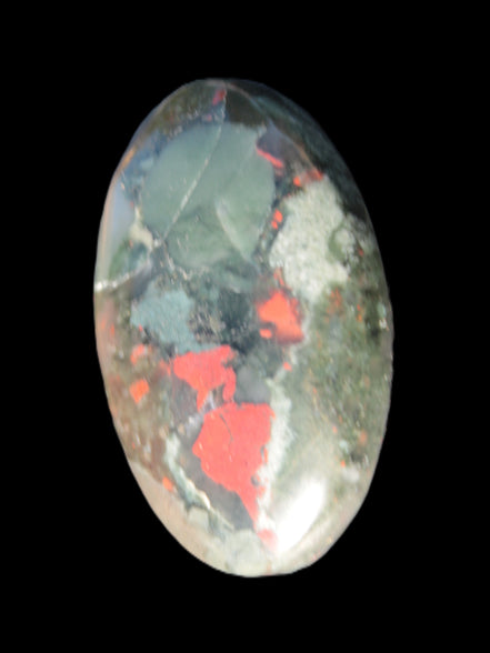 African Bloodstone palmstone 53*34mm 50g Rocks and Things Store