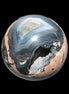 Volcano Agate sphere 119mm 2167g in sunlight - Rocks and Things Store