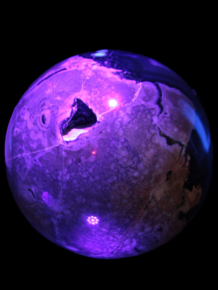 Volcano Agate sphere 119mm 2167g Rocks and Things Store
