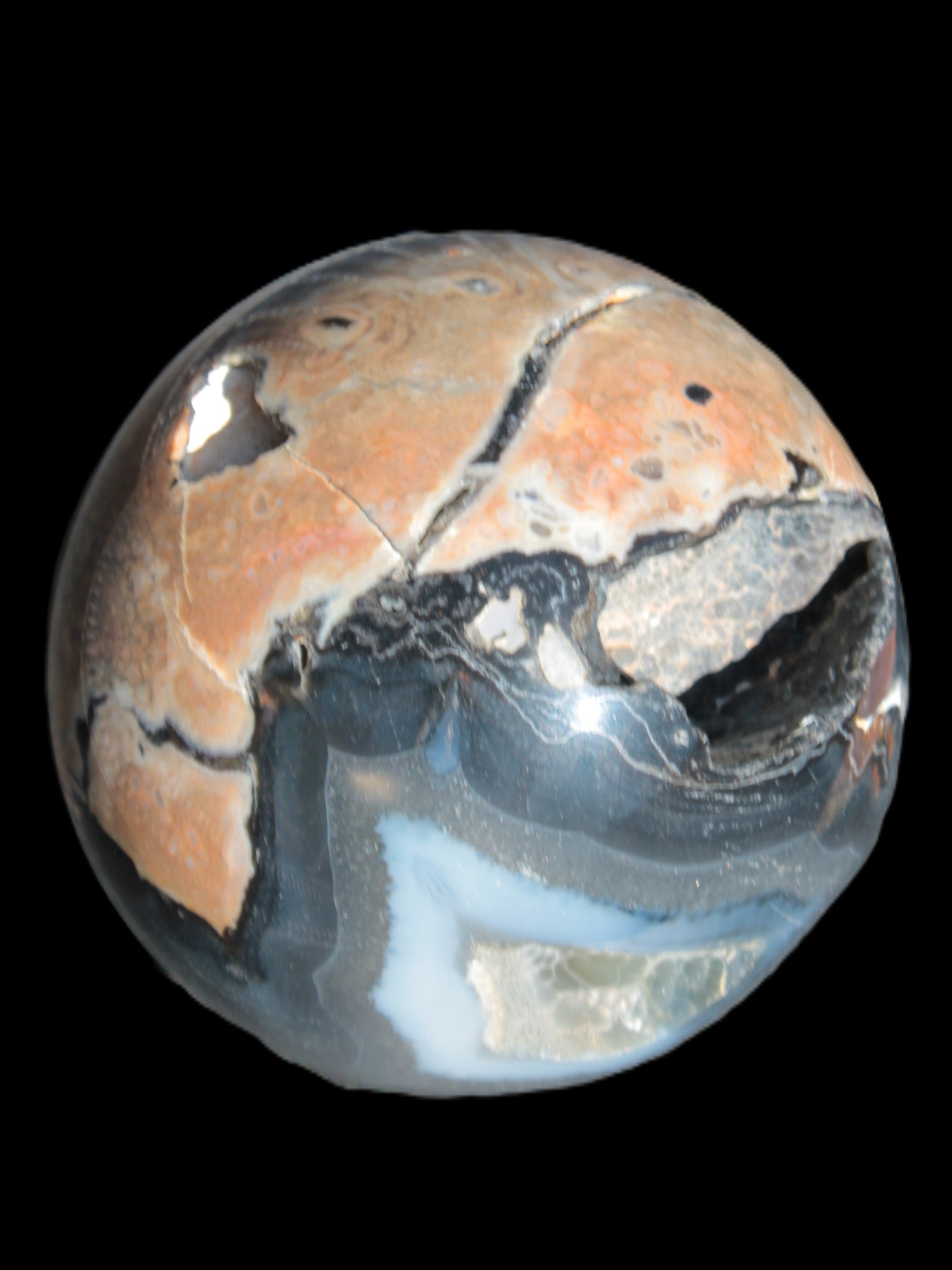 Volcano Agate sphere 119mm 2167g Rocks and Things Store