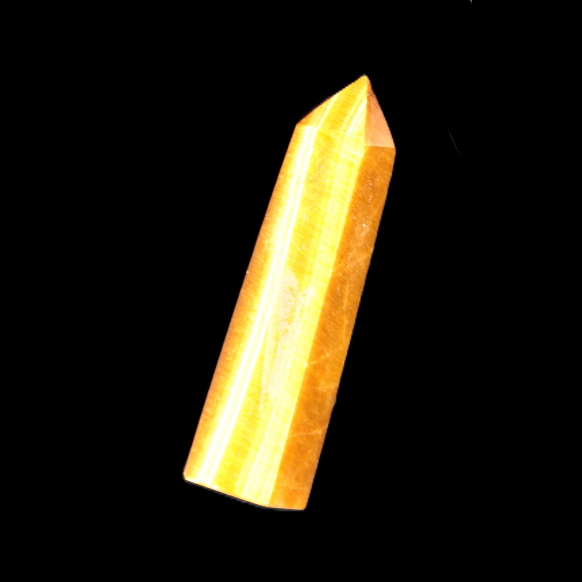 Golden Tigers Eye wand 60mm 28g Rocks and Things Store