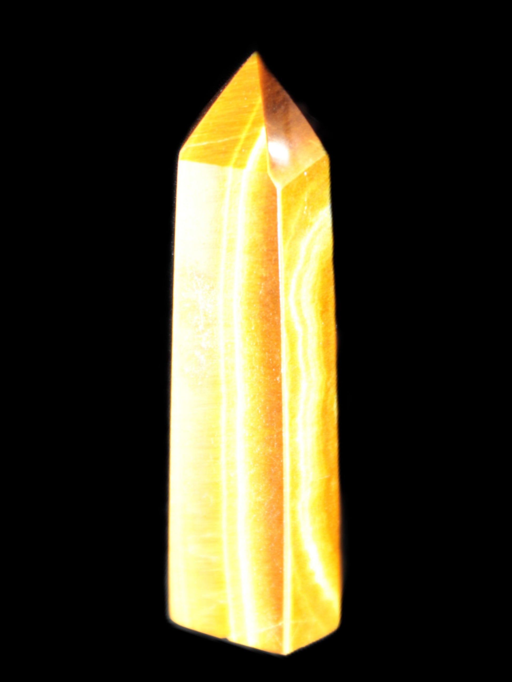 Golden Tigers Eye wand 60mm 28g Rocks and Things Store