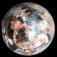 Smoky Quartz with Garnet sphere 78mm 681g Rocks and Things Store