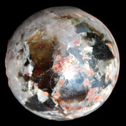 Smoky Quartz with Garnet sphere 78mm 681g Rocks and Things Store
