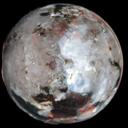 Smoky Quartz with Garnet sphere 78mm 681g Rocks and Things Store